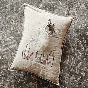 Coral & Tusk Coastal Oceans Pocket Linen Pillow